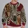 Zebra And Leopard Patchwork Animal Motif For Everyday Casual Style All-over Print Knitted Sweater - 2