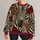 Zebra And Leopard Patchwork Animal Motif For Everyday Casual Style All-over Print Knitted Sweater - 1