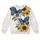 Blue Butterfly Sunflower Garden for Spring Outings and Everyday Wear All-over Print Knitted Sweater - 4