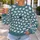 Cream Sheep on Slate Blue for Cozy Farmhouse Weekends and Countryside Casual Wear All-over Print Knitted Sweater - 5