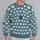 Cream Sheep on Slate Blue for Cozy Farmhouse Weekends and Countryside Casual Wear All-over Print Knitted Sweater - 2