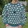 Cream Sheep on Slate Blue for Cozy Farmhouse Weekends and Countryside Casual Wear All-over Print Knitted Sweater - 6