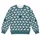 Cream Sheep on Slate Blue for Cozy Farmhouse Weekends and Countryside Casual Wear All-over Print Knitted Sweater - 4