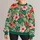 Tropical Hibiscus and Monstera Blooms for Sunny Getaways and Relaxed Resort Days All-over Print Knitted Sweater - 1