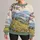 Spring Wildflower Mountain Meadow Scenery for Nature-Loving Everyday Outings and Travel All-over Print Knitted Sweater - 1