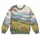 Spring Wildflower Mountain Meadow Scenery for Nature-Loving Everyday Outings and Travel All-over Print Knitted Sweater - 4