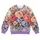Pink and Blue Rose Garden for Romantic Spring Style and Everyday Floral Lovers All-over Print Knitted Sweater - 4