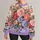 Pink and Blue Rose Garden for Romantic Spring Style and Everyday Floral Lovers All-over Print Knitted Sweater - 1