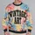 Vintage Art Splatter Aesthetic for Creative Weekends and Everyday Streetwear All-over Print Knitted Sweater - 2