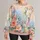 Pastel Watercolor Flowers for Spring Garden Walks and Romantic Weekend Outings for Her All-over Print Knitted Sweater - 1
