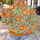 Orange Wildflowers and Green Leaves for Cheerful Spring Outings and Everyday Style All-over Print Knitted Sweater - 5