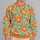 Orange Wildflowers and Green Leaves for Cheerful Spring Outings and Everyday Style All-over Print Knitted Sweater - 2