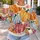 Watercolor Pumpkin Motif for Cozy Autumn Outings and Halloween Gatherings All-over Print Knitted Sweater - 5