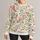 Watercolor Garden Blooms for Spring Outings and Relaxed Everyday Style for Women All-over Print Knitted Sweater - 1