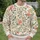 Watercolor Garden Blooms for Spring Outings and Relaxed Everyday Style for Women All-over Print Knitted Sweater - 6
