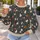 Whimsical Ghosts and Wildflowers for Cozy Autumn Outings and Everyday Casual Style Lovers All-over Print Knitted Sweater - 5