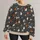 Whimsical Ghosts and Wildflowers for Cozy Autumn Outings and Everyday Casual Style Lovers All-over Print Knitted Sweater - 1