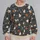 Whimsical Ghosts and Wildflowers for Cozy Autumn Outings and Everyday Casual Style Lovers All-over Print Knitted Sweater - 2