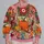 Pumpkin And Wildflower Harvest Motifs For Cozy Autumn Outings And Fall Style All-over Print Knitted Sweater - 2