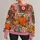 Pumpkin And Wildflower Harvest Motifs For Cozy Autumn Outings And Fall Style All-over Print Knitted Sweater - 1