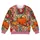 Pumpkin And Wildflower Harvest Motifs For Cozy Autumn Outings And Fall Style All-over Print Knitted Sweater - 4