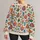 Colorful Sacred Hearts and Folk Botanicals for Casual Everyday Bohemian Style for Women All-over Print Knitted Sweater - 1