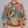 Colorful Folk Floral Patchwork for Spring Outings and Everyday Layering All-over Print Knitted Sweater - 2
