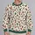 Christmas Music Notes and Cheerful Holiday Faces for Festive Seasonal Celebrations All Season All-over Print Knitted Sweater - 2