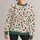 Christmas Music Notes and Cheerful Holiday Faces for Festive Seasonal Celebrations All Season All-over Print Knitted Sweater - 1
