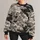 Monochrome Mountain Pavilion Landscape for Artful Everyday Wear All-over Print Knitted Sweater - 1