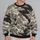 Monochrome Mountain Pavilion Landscape for Artful Everyday Wear All-over Print Knitted Sweater - 2