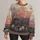 Sheep at a Spooky Farm Halloween Scene for Cozy Autumn Nights All-over Print Knitted Sweater - 1