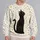 Black Cat Beneath Colorful Stars For Cozy Everyday Casual Style All-over Print Knitted Sweater - 2
