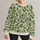 Ivory Botanical Blossoms and Citrus Leaves for Fresh Spring Garden Style Wear All-over Print Knitted Sweater - 1