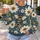 Bee And Daisy Folk Floral Motif For Relaxed Boho Casual Wear And Nature Lovers All-over Print Knitted Sweater - 5
