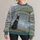 Shepherd Dog Watching Sheep by the Lake for Countryside Walks and Country Living All-over Print Knitted Sweater - 1
