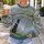 Shepherd Dog Watching Sheep by the Lake for Countryside Walks and Country Living All-over Print Knitted Sweater - 5