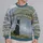 Shepherd Dog Watching Sheep by the Lake for Countryside Walks and Country Living All-over Print Knitted Sweater - 2