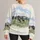Black And White Cow Pasture Scene For Relaxed Country Weekends And Everyday Rural Style All-over Print Knitted Sweater - 1