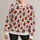 Folk Art Heart Motifs for Romantic Everyday Style and Valentine’s Day Gifts All-over Print Knitted Sweater - 1