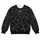 Monochrome Spiderweb Motif for Dark Autumn Streetwear and Everyday Layering All-over Print Knitted Sweater - 4