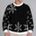 Bright White Snowflakes for Cozy Winter Walks and Seasonal Everyday Style for Everyone All-over Print Knitted Sweater - 2