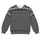Charcoal Nordic Geometric Motifs for Cozy Cabin Weekends and Cold-Weather Days All-over Print Knitted Sweater - 4