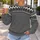 Charcoal Nordic Geometric Motifs for Cozy Cabin Weekends and Cold-Weather Days All-over Print Knitted Sweater - 5