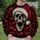 Santa Hat Skull and Snowflakes for Festive Holiday Parties and Seasonal Celebrations All-over Print Knitted Sweater - 6