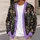 Moonlit Floral Garden for Halloween Nights and Cozy Autumn Outings for Teenagers All-over Print Knitted Cardigan - 5