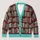Vintage Bookshelf Book Spines For Cozy Reading Days And Library Lovers All-over Print Knitted Cardigan - 1
