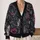 Gothic Snake And Botanical Florals For Alternative Everyday Layering All-over Print Knitted Cardigan - 2