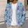 Purple Cats Reading Among Ferns for Cozy Autumn Days and Relaxed Outings for Teens All-over Print Knitted Cardigan - 5