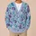 Purple Cats Reading Among Ferns for Cozy Autumn Days and Relaxed Outings for Teens All-over Print Knitted Cardigan - 6
